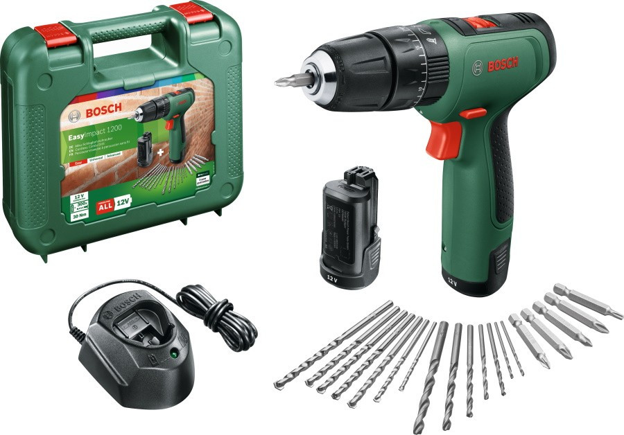Дрель-шуруповерт Bosch EasyImpact 1200