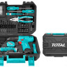 Дрель-шуруповерт Total THKTHP10812 (с 1-м АКБ, кейс, набор оснастки)