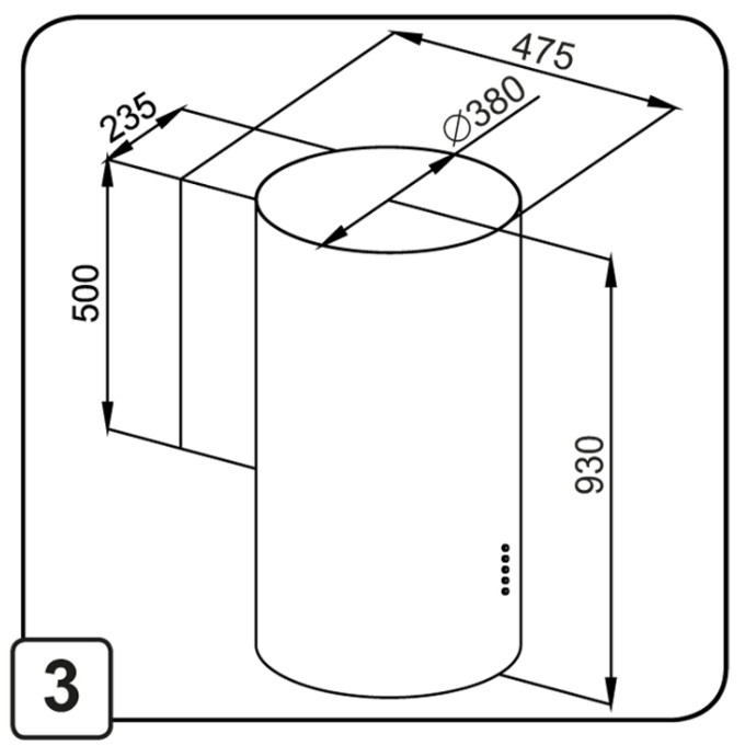 Вытяжка Maunfeld Lee Side C 39 нержавеющая сталь
