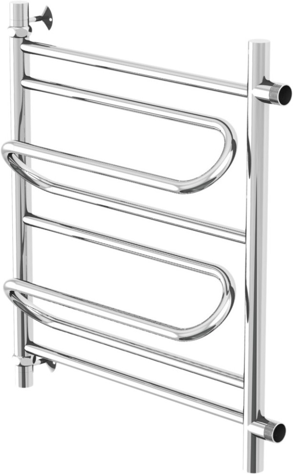 Водяной полотенцесушитель Gloss & Reiter Liza 50x60 боковой подвод (ЛБ.50х60.Л2.Z2)