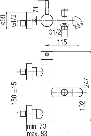Смеситель Valvex Vegane Bianco 2423380