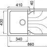 Кухонная мойка Elleci Ego 400 Black K86