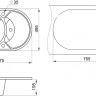 Кухонная мойка Granula 7801 (Пирит)