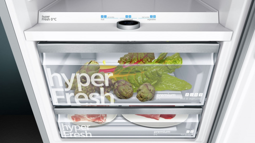 Холодильник с нижней морозильной камерой Siemens KG49NSW2AR