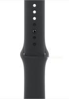 Умные часы Apple Watch Series 10 46 мм (алюминиевый корпус, черный/черный, спортивный силиконовый ремешок S/M)