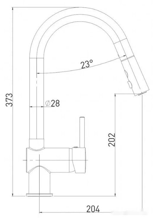 Смеситель Gross Aqua Extra 3140609MW