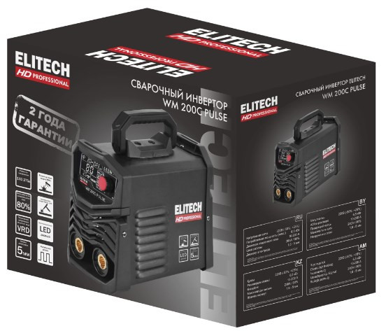 Сварочный аппарат Elitech WM 200C Pulse (204467)