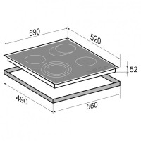Варочная панель Zigmund &amp; Shtain CN 38.6 B