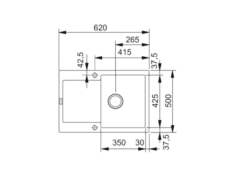 Кухонная мойка Franke MRG 611C оникс