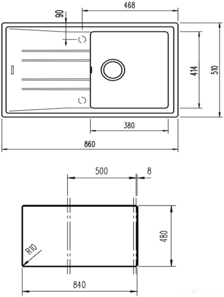 Кухонная мойка Teka Stone 50 B-TG (песочный)