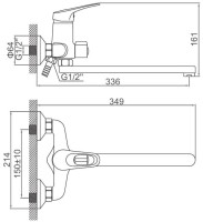 Смеситель Ledeme H13 L2213