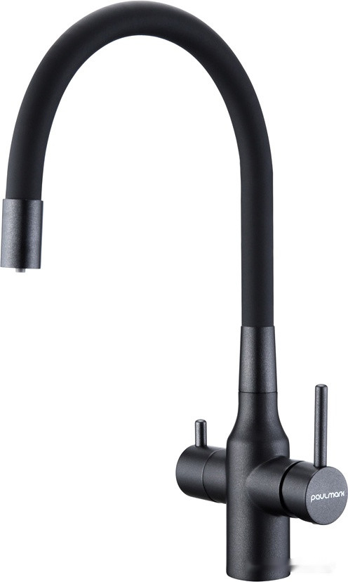 Смеситель Paulmark Salix Sa213419-418 (черный/антрацит)