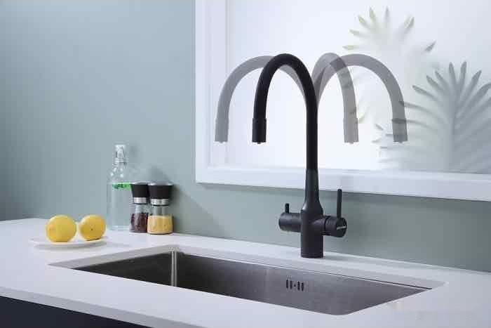 Смеситель Paulmark Salix Sa213419-418 (черный/антрацит)