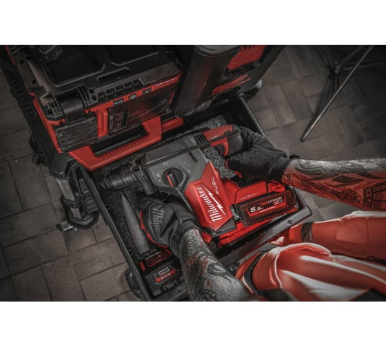 Перфоратор Milwaukee M18 FHX-552X FUEL 4933478889 (с 2-мя АКБ, кейс)