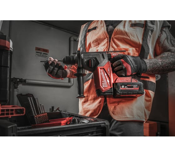 Перфоратор Milwaukee M18 FHX-552X FUEL 4933478889 (с 2-мя АКБ, кейс)