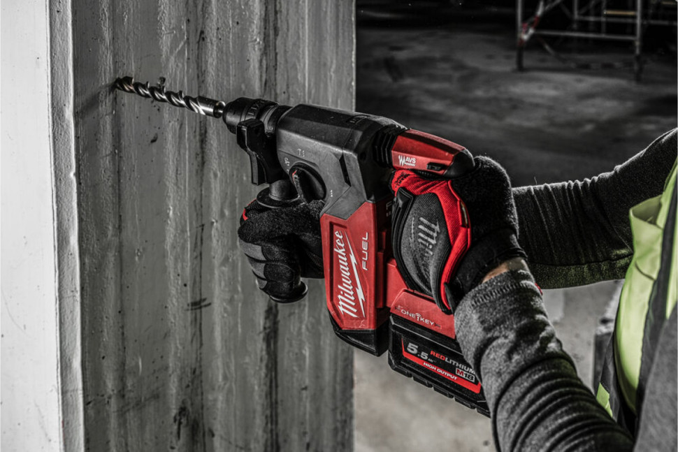 Перфоратор Milwaukee M18 FHX-552X FUEL 4933478889 (с 2-мя АКБ, кейс)