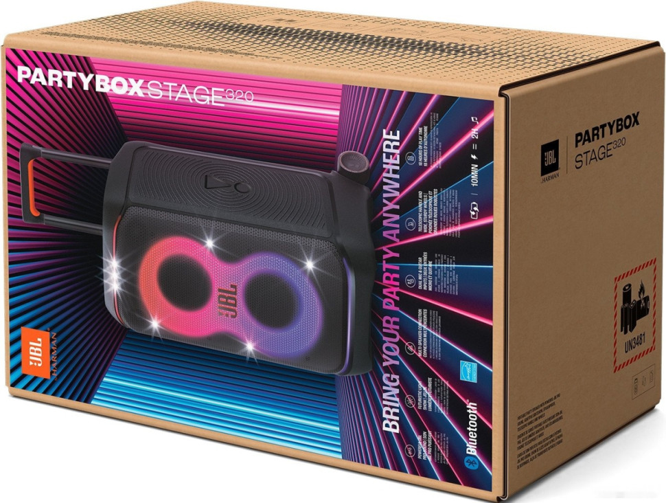 Патибокс JBL PartyBox Stage 320