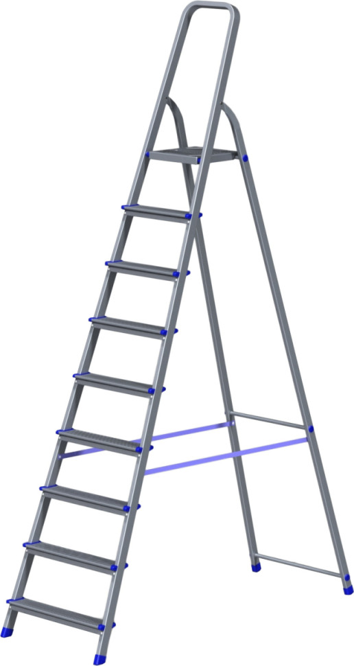 Лестница-стремянка Новая Высота NV 111 алюминиевая 9 ступеней (1110109)