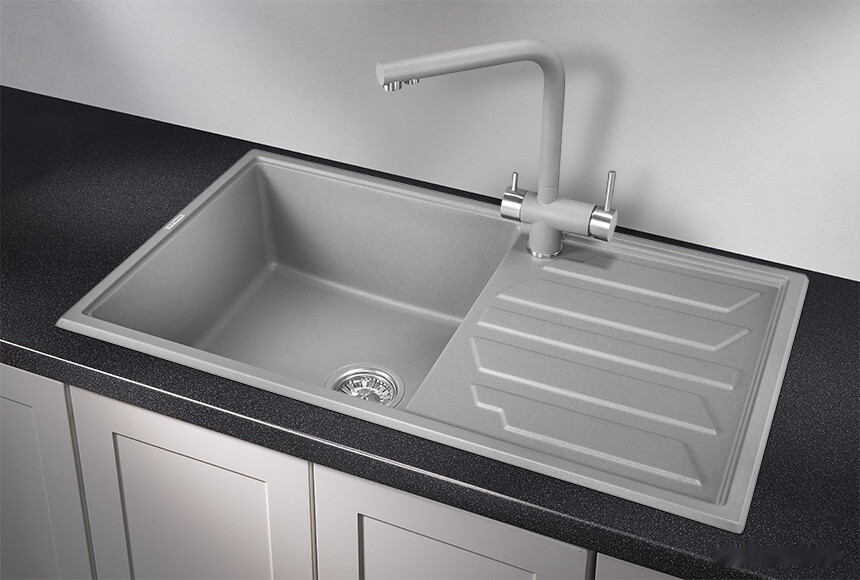 Кухонная мойка Granula GR-8601 (алюминиум)