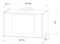 Вытяжка LEX GS Bloc G 600 (белый)