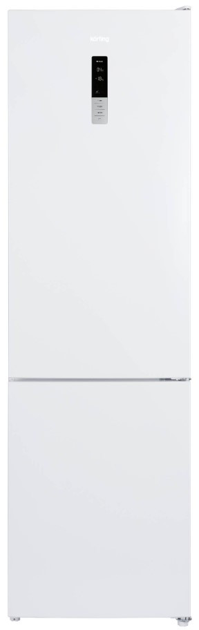 Холодильник с морозильником Korting KNFC 62370 W