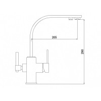 Смеситель Zorg ZR 332 YF сатин