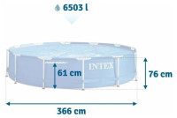 Бассейн INTEX Metal Frame 366х76 56994/28210