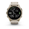 Умные часы Garmin Fenix 8 Sapphire 43мм (золотистый, дымчато-серый ремешок)
