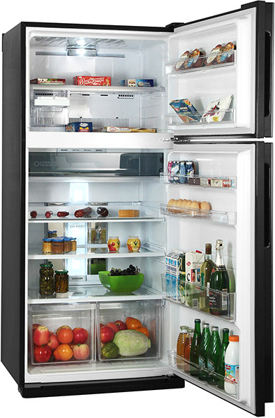 Холодильник с верхней морозильной камерой Sharp SJ-XE55PMBK