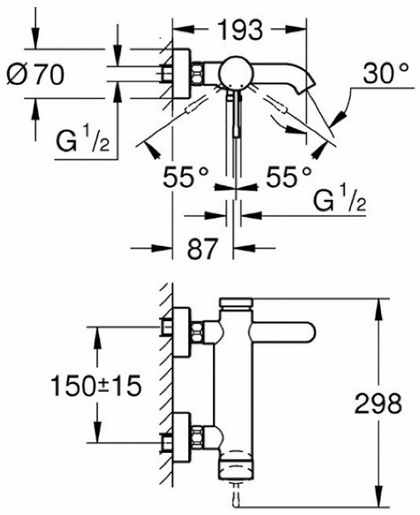 Смеситель Grohe Essence New 33628001