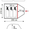 Палатка Tramp Lite Fly 3 (зеленый)