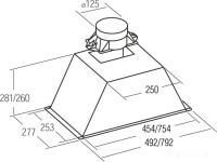 Вытяжка CATA GT Plus Inox 750 (02131300)