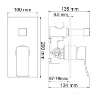 Смеситель Wasserkraft Aller 10641 (хром)