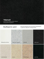 Кухонная мойка Polygran Deka 700 (черный)