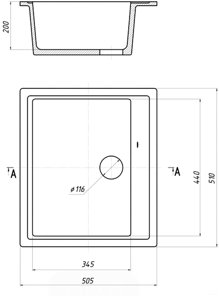 Кухонная мойка Gerhans A11 (графит)