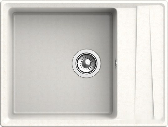 Кухонная мойка GranFest GF-LV-660L (белый)