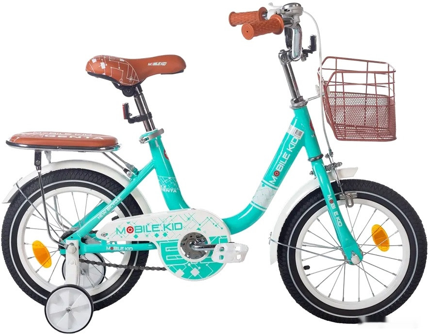 Детский велосипед Mobile Kid Genta 14 (бирюзовый)