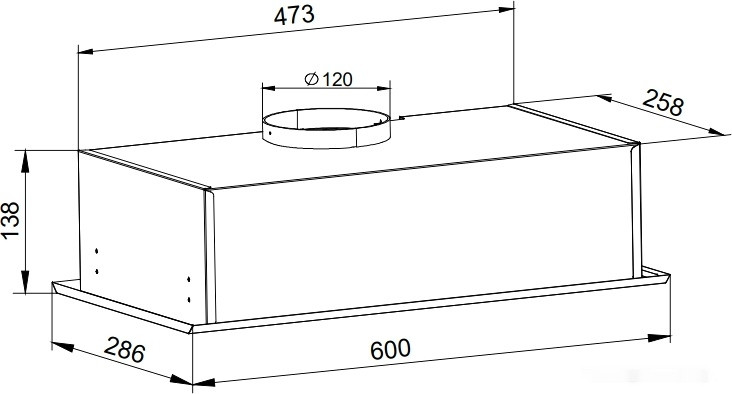 Вытяжка Grand Fleet (черный)