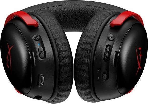 Наушники HyperX Cloud III S Wireless (черный/красный)