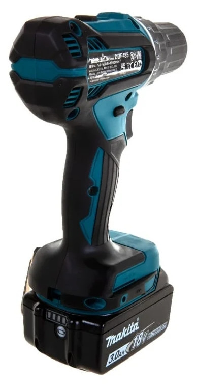 Дрель-шуруповерт Makita DDF485RFJ (с 2-мя АКБ, кейс)