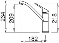 Смеситель Elleci Teseo Cromato