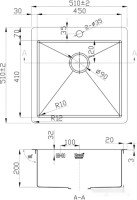 Кухонная мойка Zorg R-5151