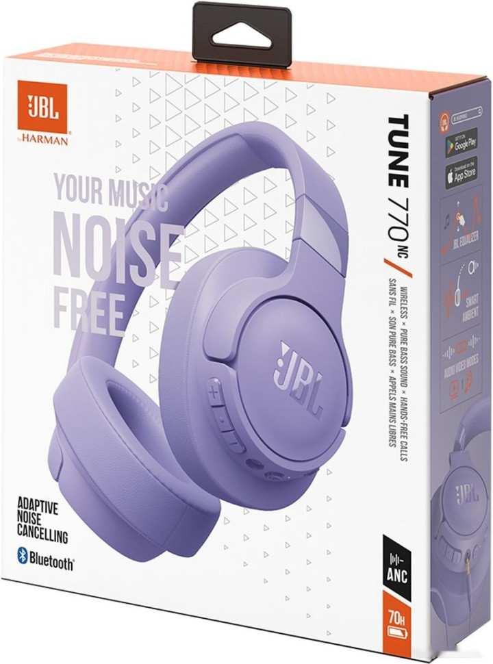 Наушники JBL Tune 770NC (сиреневый, китайская версия)