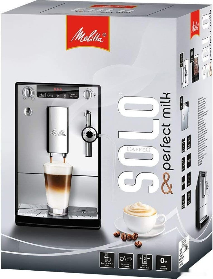 Эспрессо кофемашина Melitta Caffeo Solo & Perfect Milk E957-201