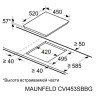 Варочная панель Maunfeld CVI453SBWH