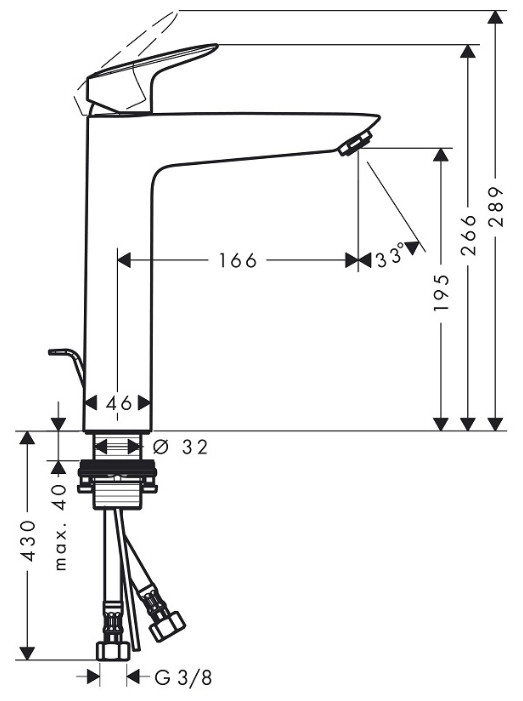 Смеситель Hansgrohe Logis 71090000