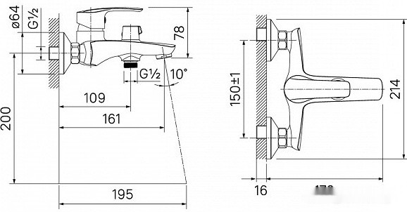 Смеситель IDDIS Ray RAYSB02i02WA