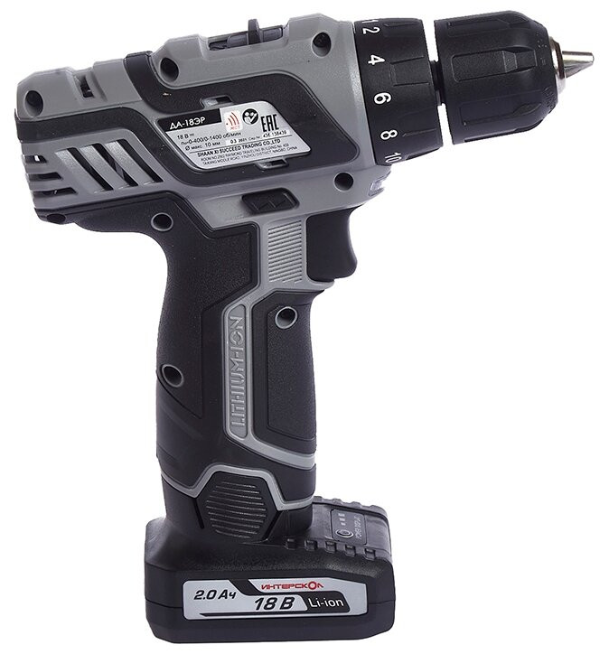 Дрель-шуруповерт Интерскол ДА-18 ЭР