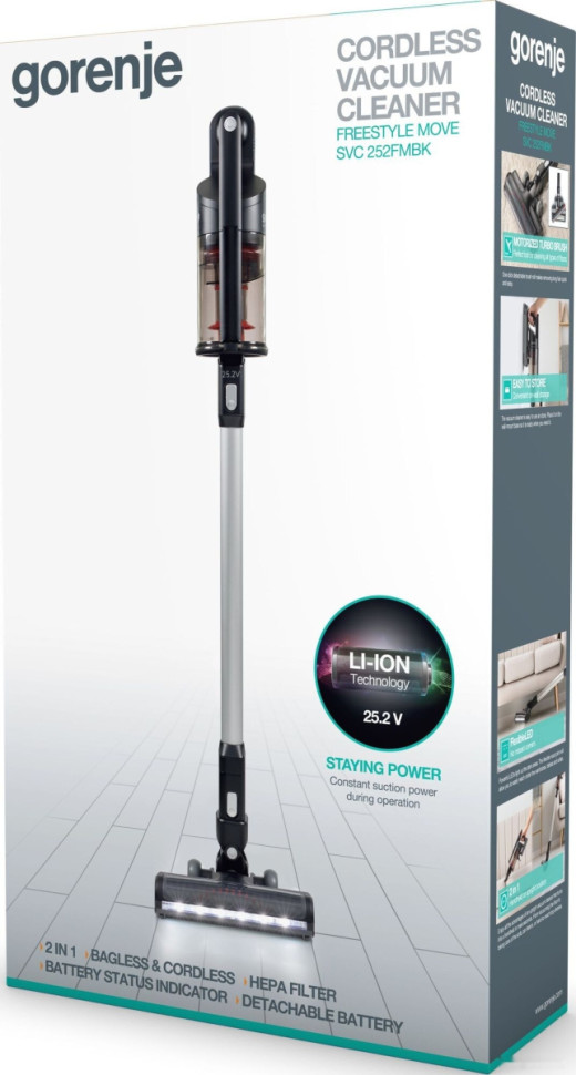 Пылесос Gorenje SVC252FMBK
