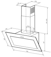 Вытяжка LEX Mio 600 (черный)